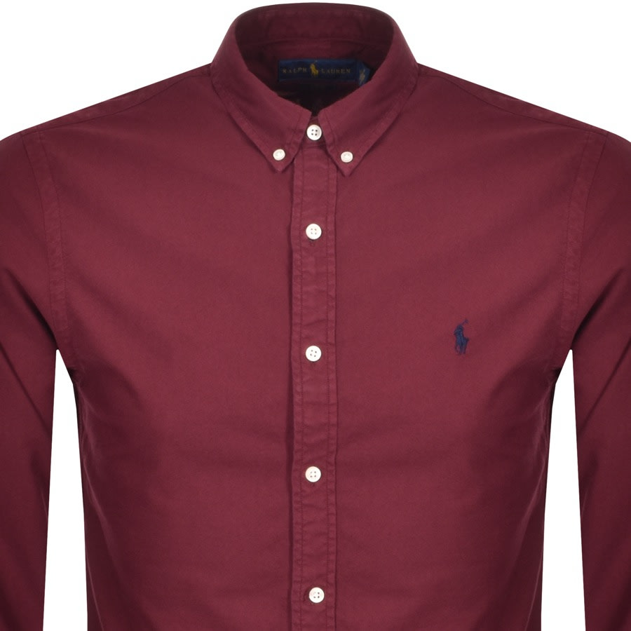 Alternative Image for ProductRalph Lauren Oxford Long Sleeved Shirt Red2